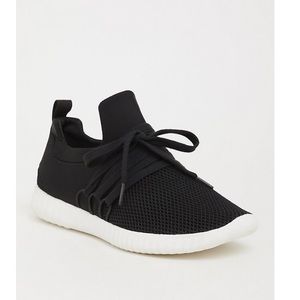 Black Nylon Mesh Sneaker Casual Jogger Torrid 9W